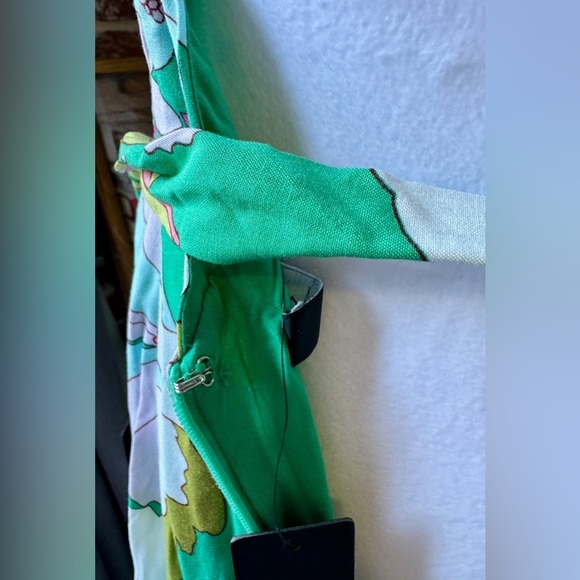 LULUS-Groovy Girl Green Floral Print Wrap Maxi Dress-size medium-NWT - Picture 12 of 14